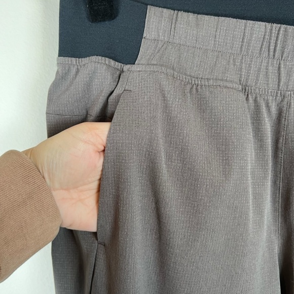 PrAna Womens Hybridizer Pants Brown Pocket Hiking Outdoor Campcore Stretch Large - Picture 7 of 12